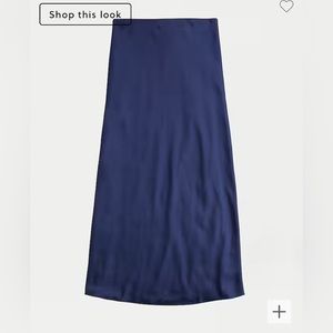 Gwyneth Slip Skirt - Navy